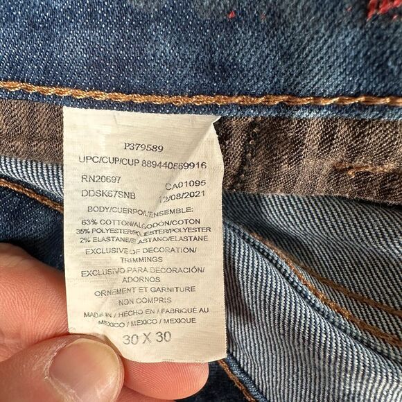 Dickies Denim Jeans Carpenter Pants Men 30x30 Skateboarding Workwear Blue Skater - Picture 13 of 16